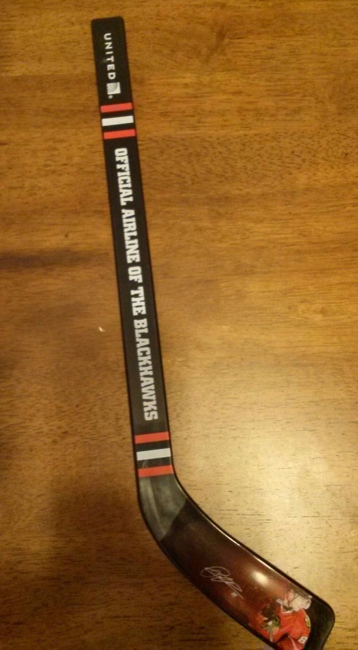 February 22, 2015 Chicago Blackhawks - Mini Stick - Stadium Giveaway