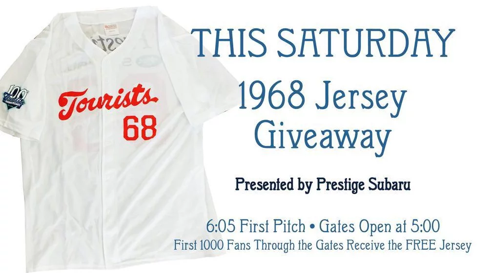 1968 replica jersey - ashville tourists - colorado rockies