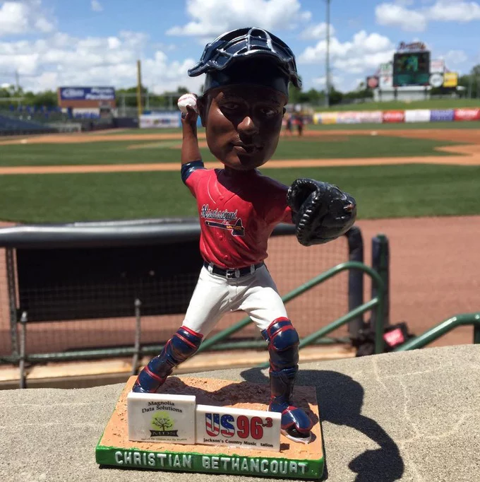 Christian Bethancourt bobblehead - mississippi braves - atlanta braves