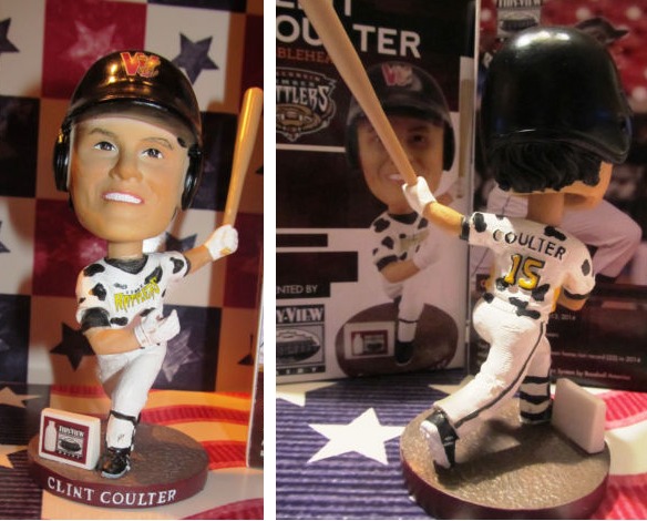 Clint Coulter Bobblehead - Wisconsin Timber Rattlers - Milwaukee Brewers