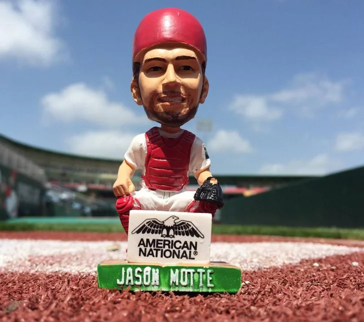 Jason Motte Mini Bobblehead Fan Vote 2006 - Springfield Cardinals - St Louis Cardinals