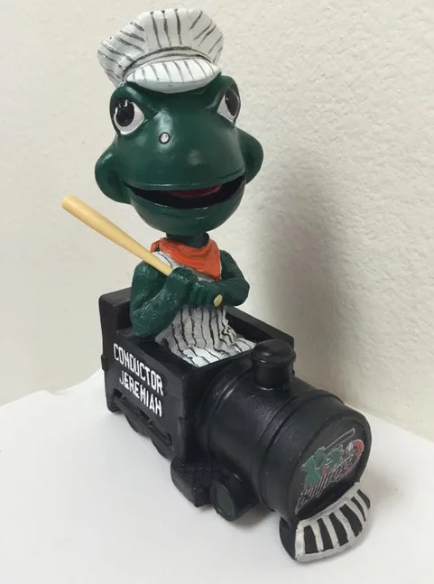 Jeremiah Conductor Bobblehead - Green Bay Bullfrogs - Northwoods League