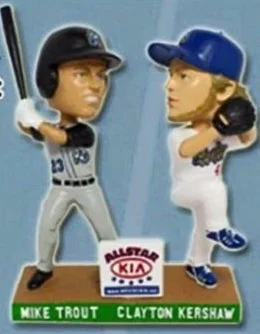 Kershaw Trout Quakes Bobblehead