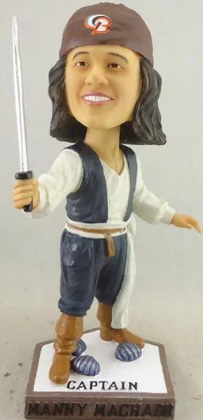 Manny Machado Captain Pirate Bobblehead - Bowie Baysox - Baltimore Orioles (2)