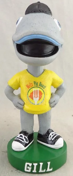 Mel's Pig Roast Gill Mini-Bobble - LakeShore Chinooks - Northwoods League