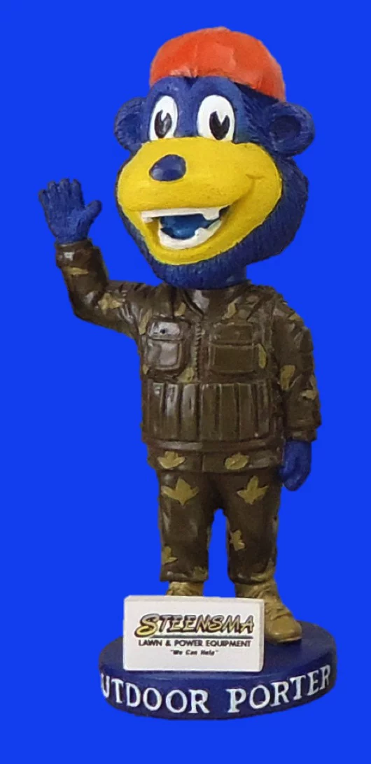 Outdoor Porter Bobblehead - Kalamazoo Growlers