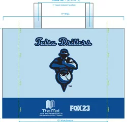 Tulsa Drillers_Reusable Drillers Bag_4-23-15