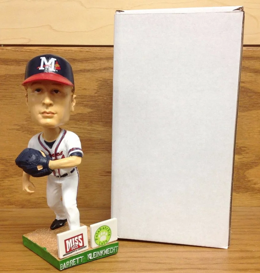 barrett kleinknecht bobblehead - mississippi braves - atlanta braves (2)