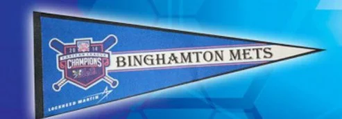 binghamton mets pennant - mets - april 18, 2015
