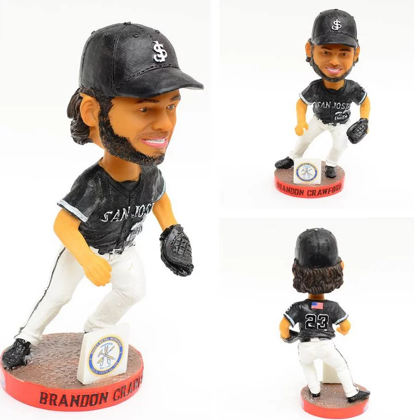 brandon crawford bobblehead - san jose giants - san francisco giants (2)