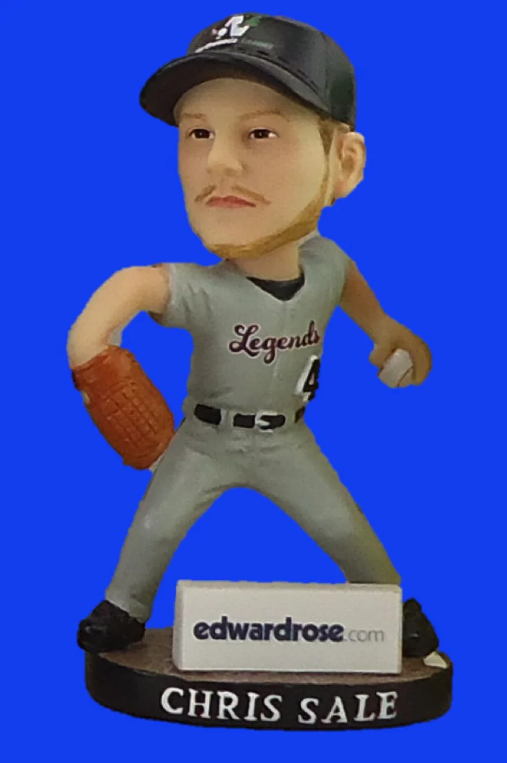 chris sale bobblehead - kalamazoo growlers