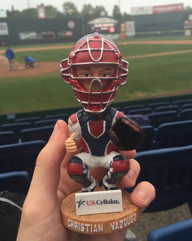 christian vazquez bobblehead - portland sea dogs - boston red sox (2)