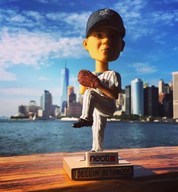 dellin betances bobblehead - staton island yankees - new york yankees