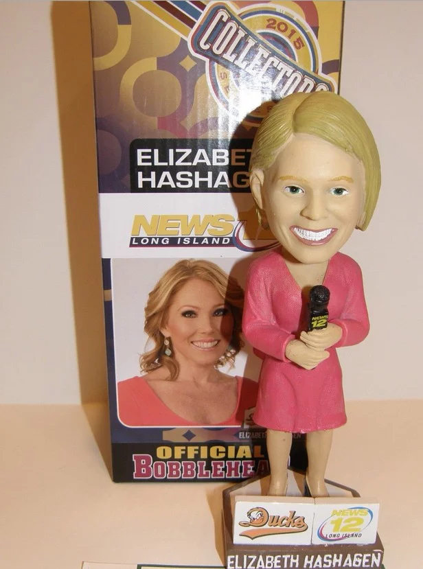 elizabeth hashagen bobblehead - long island ducks - atlantic professional baseball league