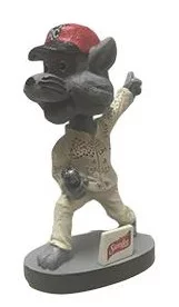 elvis rocky bobblehead - new britain rockcats - colorado rockies