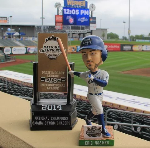 eric hosmer bobblehead - omaha stormchasers - kansas city royals