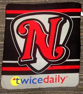 fleece blanket - nashville sounds - oakland athletics