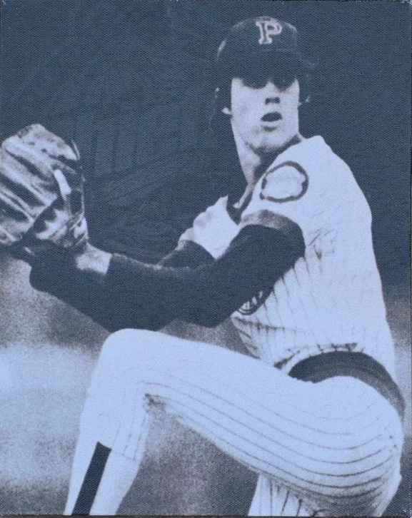 greg maddux canvas - peoria chiefs - st louis cardinals