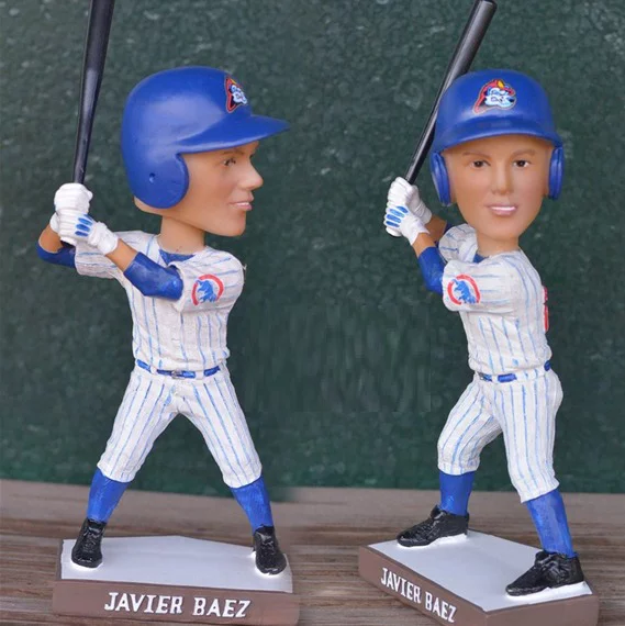 javier baez bobblehead - peoria chiefs - st louis cardinals