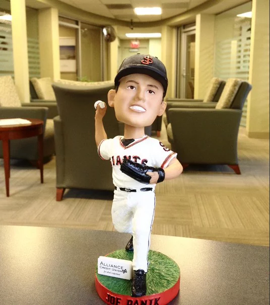 joe panik bobblehead - san jose giants - san francisco giants