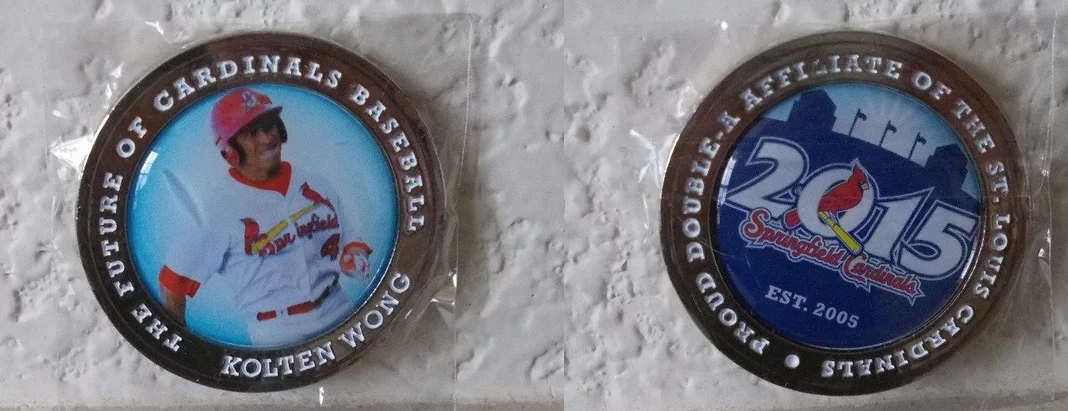 kolton wong coin - springfield cardinals - st louis cardinals