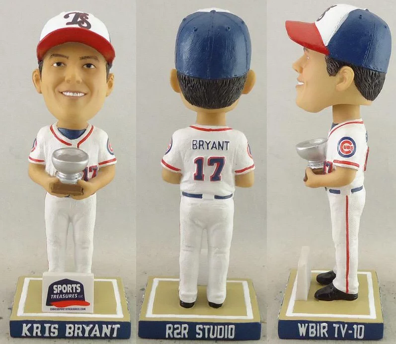 kris bryant bobblehead - tennessee smokies - chicago cubs