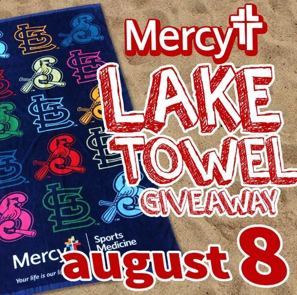lake towel - springfield cardinals - st louis cardinals