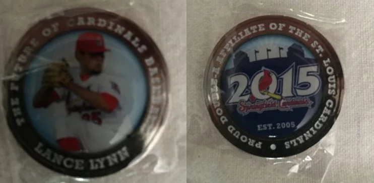 lance lynn coin - springfield cardinals - st louis cardinals