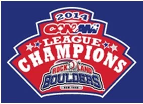 logo magnet - rockland boulders - canadian american assoc