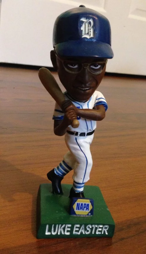 luke easter bobblehead - buffalo bison - toronto blue jays