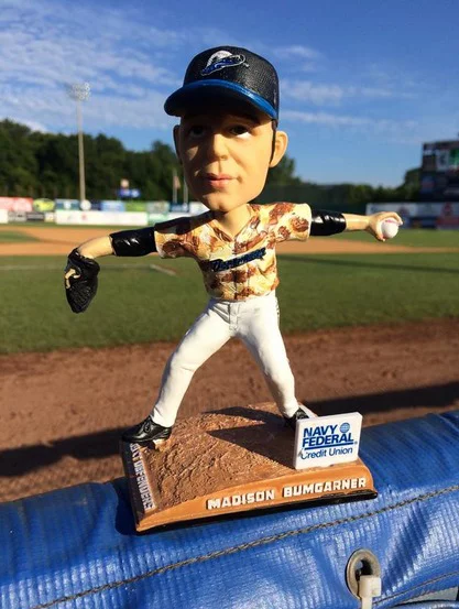 madison bumgardner bobblehead - connecticut tigers - detroit tigers (2)