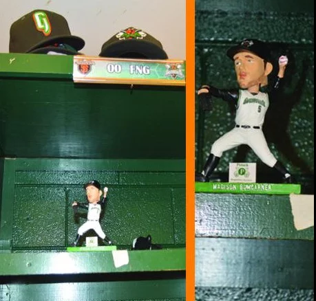 madison bumgarner bobblehead - augusta greenjackets - san francisco giants