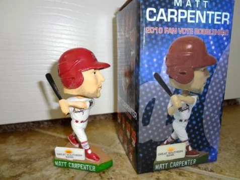 matt carpenter 2012 fan vote mini bobblehead - springfield cardinals - st louis cardinals