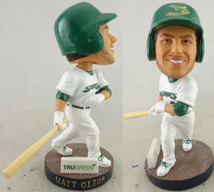 matt olson bobblehead - benoit snappers- athletics