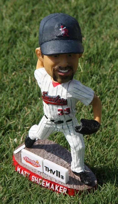 matt shoemaker bobblehead - arkansas travelers - los angeles angels