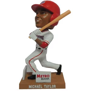 michael taylor bobblehead - harrisburg senators - washington nationals