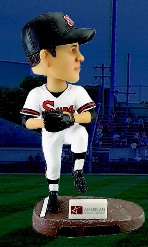 mike mussina bobblehead - hagerstown suns - washington nationals