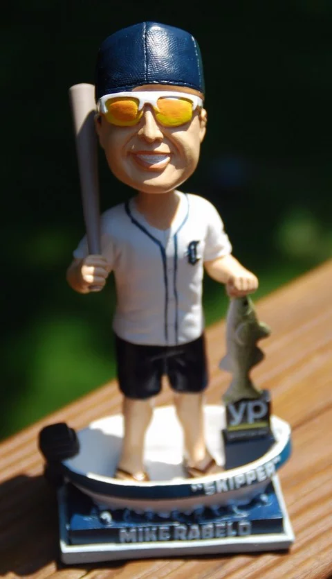 mike rabelo bobblehead - connecticut tigers - detroit tigers