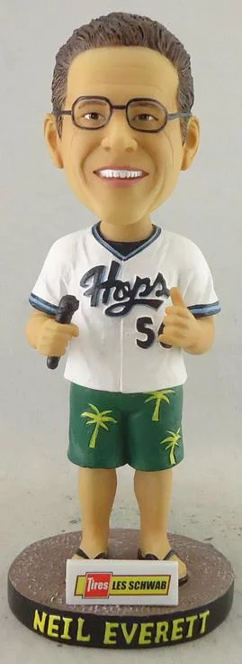 neil everett bobblehead - hillsboro hops - arizona diamondbacks