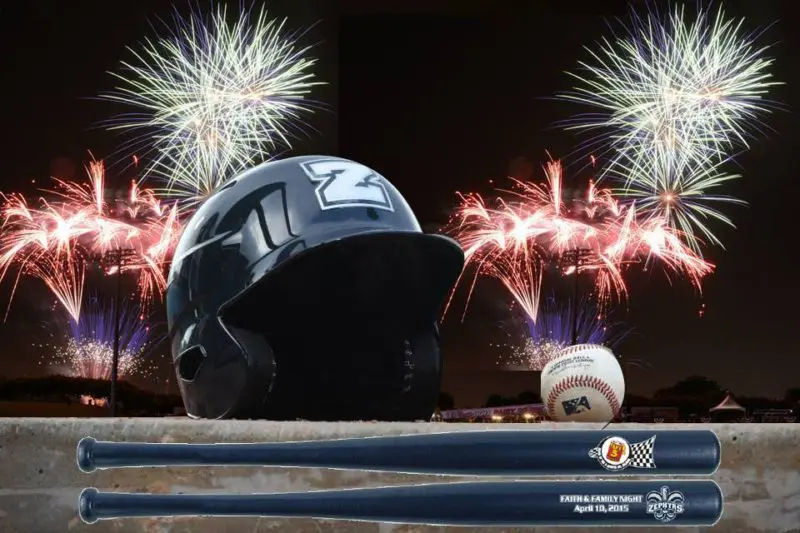 new orleans zephyrs mini bat - marlins april 2015