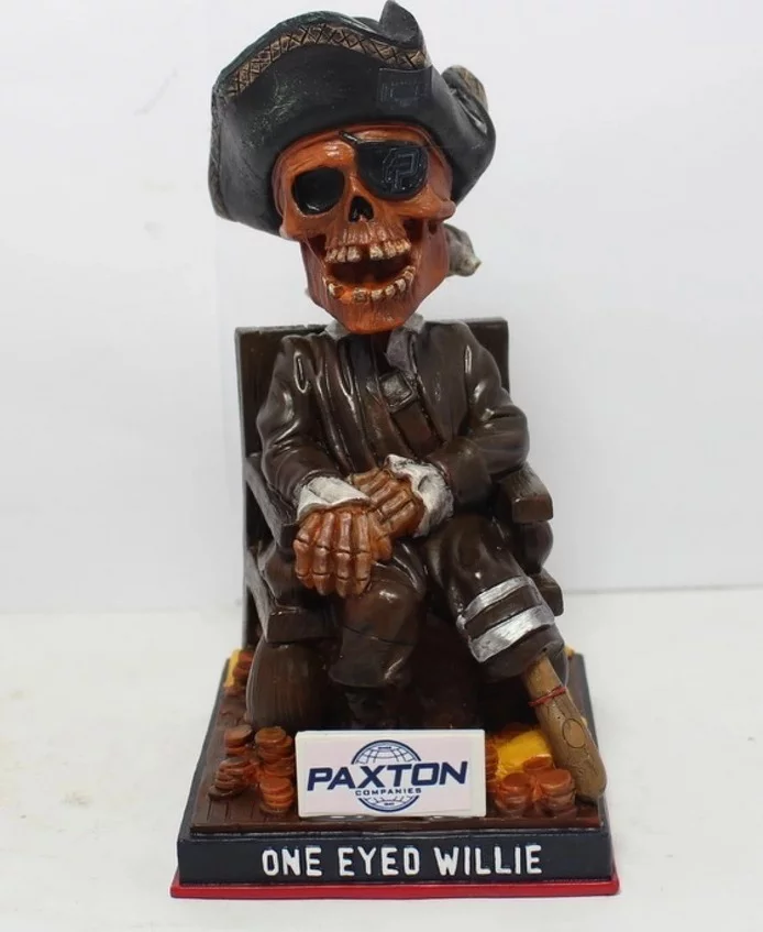 one eyed willie bobblehead - potomac nationals - washington nationals (2)