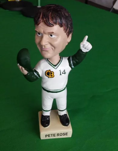 pete rose bobblehead - normal cornbelters - frontier league