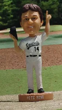 pete rose bobblehead - river city bandits - frontier league