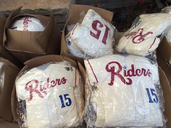 pillow jersey - frisco roughriders - texas rangers