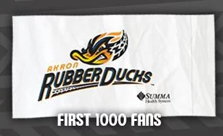 pillowcase - akron rubberducks - cleveland indians