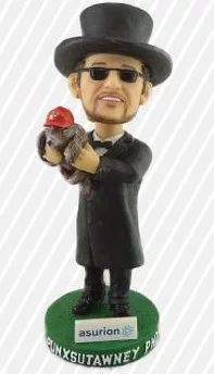 punxsutawney phil bobblehead - altoona curve - pittsburgh pirates