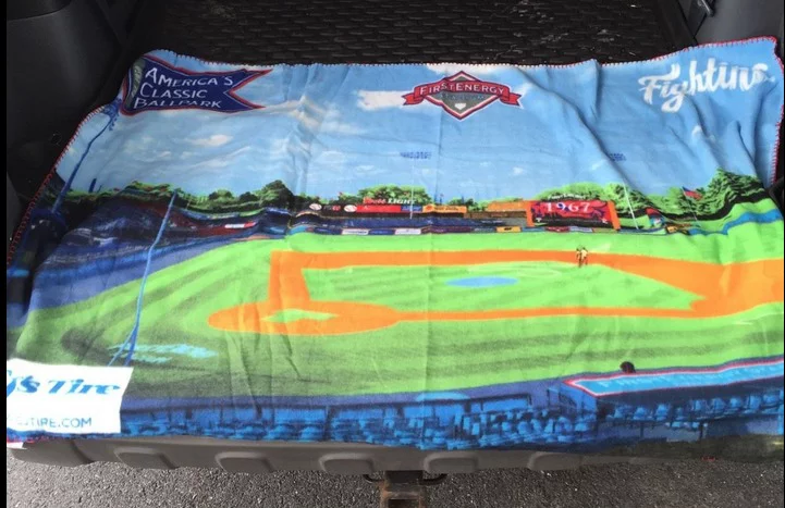 reading phillies fleece blanket - phillies - april 17th, 2015
