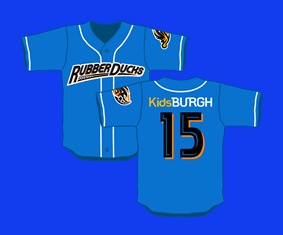 replica jersey - akron rubber ducks - cleveland indians