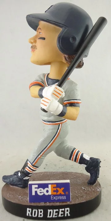 rob deer bobblehead - west michigan whitecaps - detroit tigers