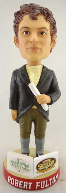 robert fulton bobblehead - lancaster barnstormers - atlantic professional baseball league
